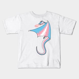 Fly With Pride, Dragon Series - Transgender Kids T-Shirt